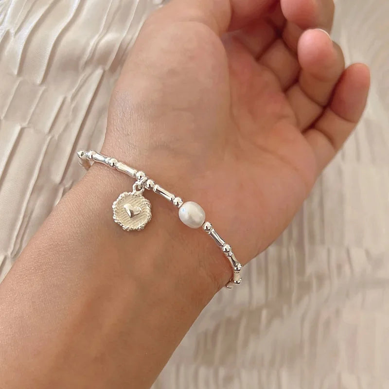 Bracciale in argento regolabile