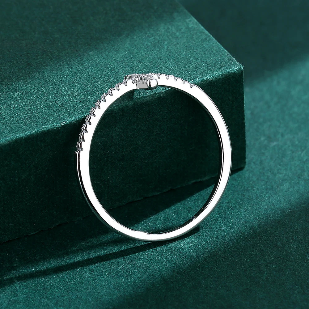 Anello Croce Eternity da donna in argento