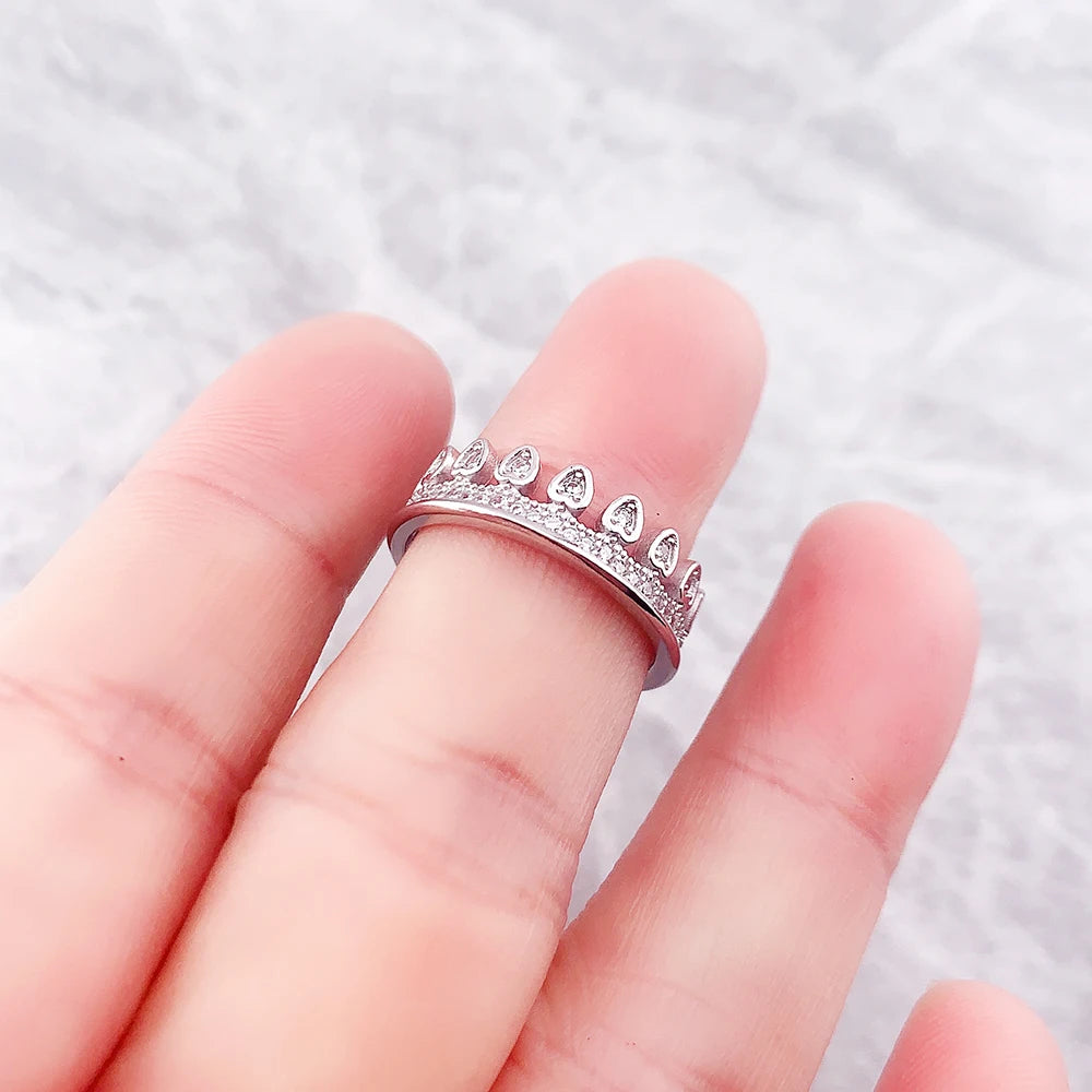 Bague Couronne Royale - Argent Sterling 925