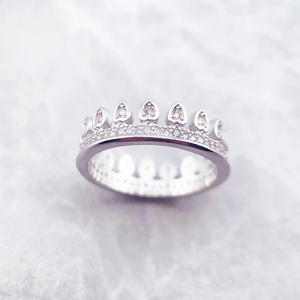Bague Couronne Royale - Argent Sterling 925
