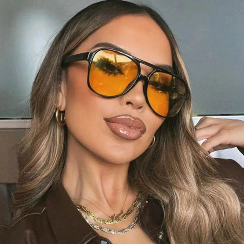 Lunettes de Soleil Pilote Oversize