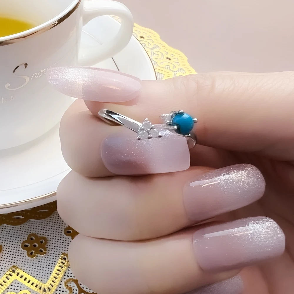 Bague Flèche Bleue - Joaillerie Fine pour Femmes - Esprit Océan en Argent Sterling 925