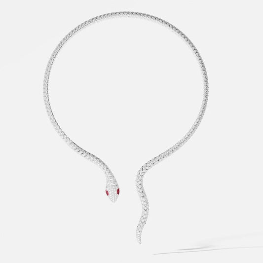 Collier en Argent 925 Série Snake - Luxe et Élégance