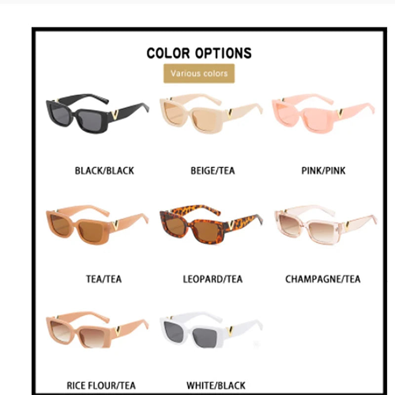 Lunettes de Soleil Rétro Cat Eye à Monture Petite