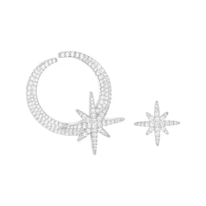 RP 925 Sterling Silver Classic Meteor Necklace Bracelet Earrings Ring Fashion Exquisite Jewelry Gifts For Friends