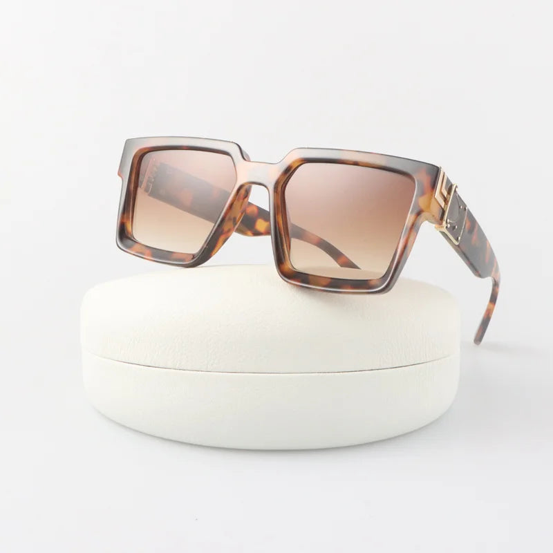Lunettes de Soleil Carrées Vintage