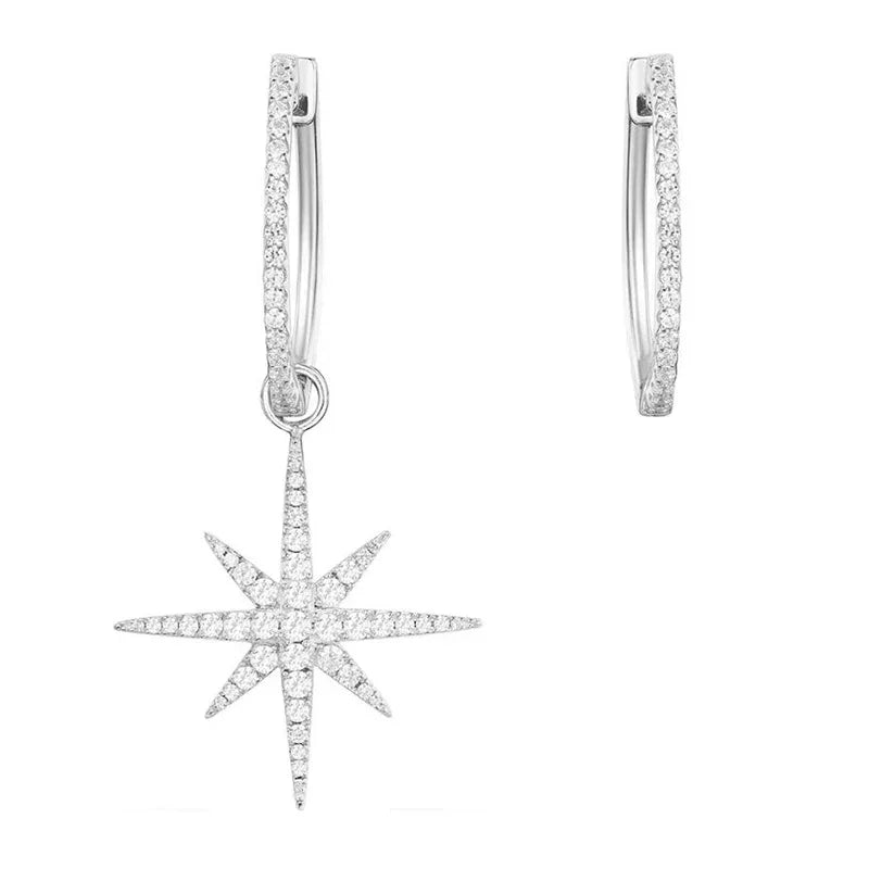 RP 925 Sterling Silver Classic Meteor Necklace Bracelet Earrings Ring Fashion Exquisite Jewelry Gifts For Friends