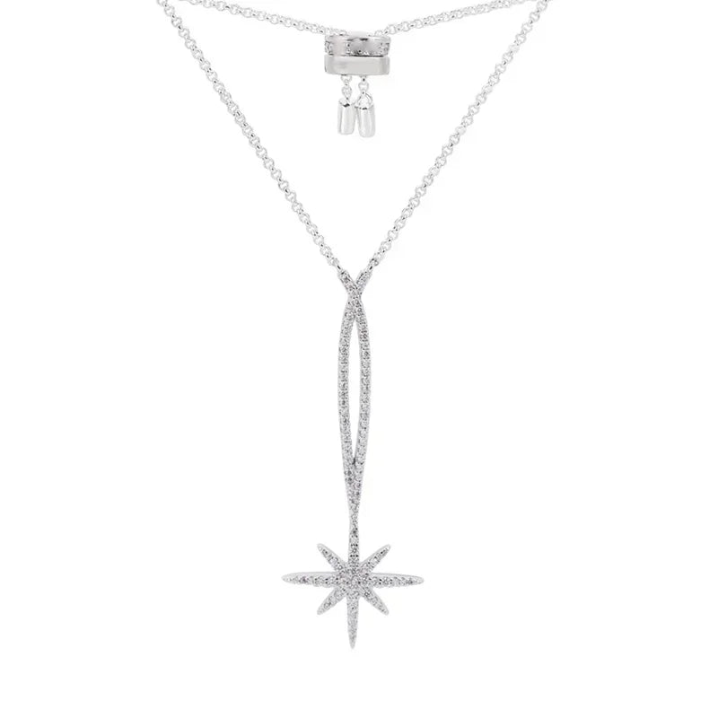 RP 925 Sterling Silver Classic Meteor Necklace Bracelet Earrings Ring Fashion Exquisite Jewelry Gifts For Friends