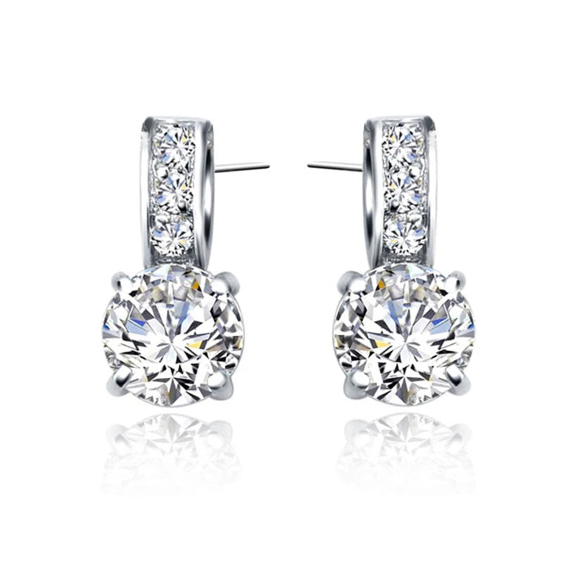 Ensemble de Bijoux Nuptiaux Classiques en Argent