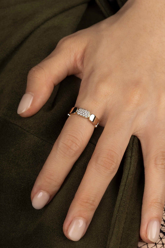 Bague Pavé Or Jaune – EternalBond