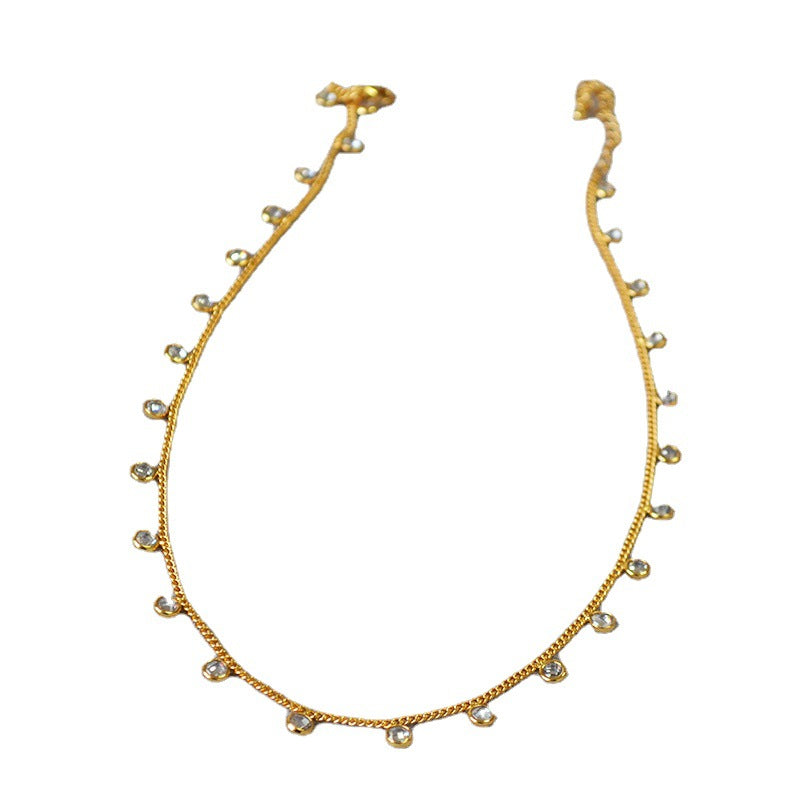 Collana a catena corta con clavicola