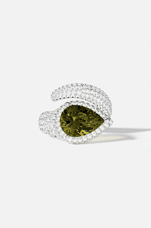 Bague coupe poire