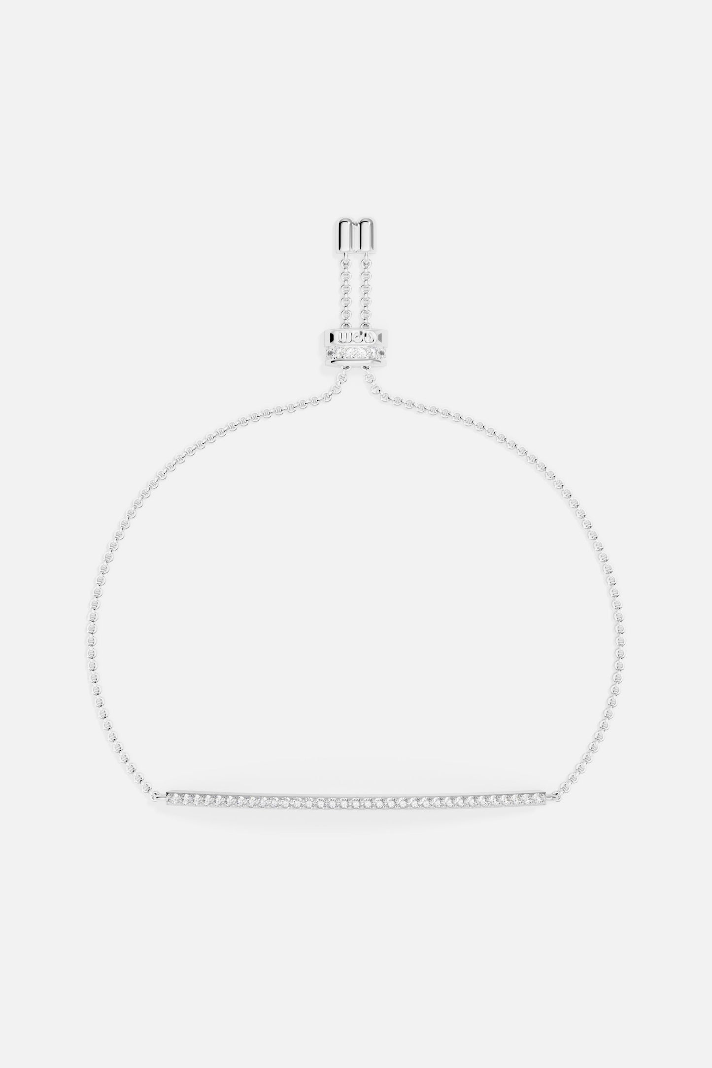 Bracelet Ajustable Linéaire Pavé