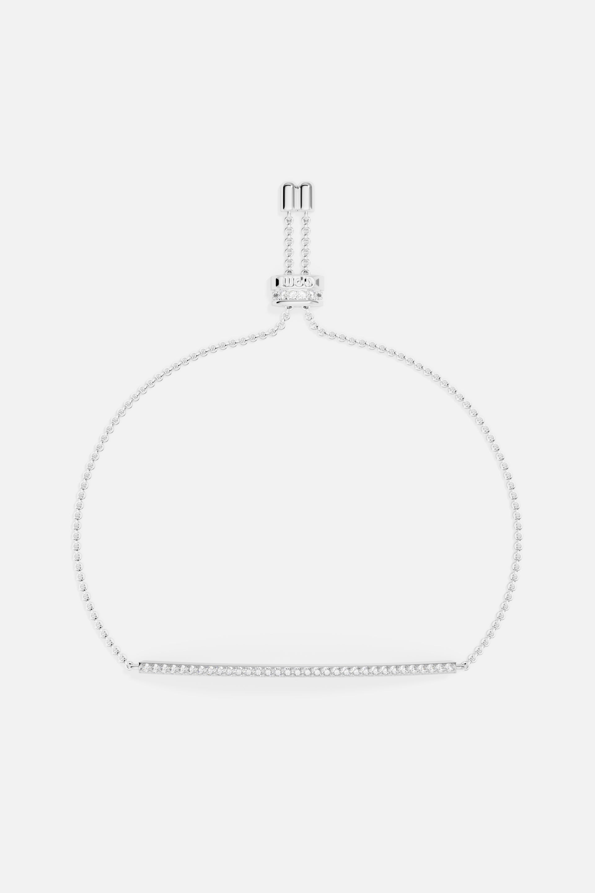 Bracelet Ajustable Linéaire Pavé