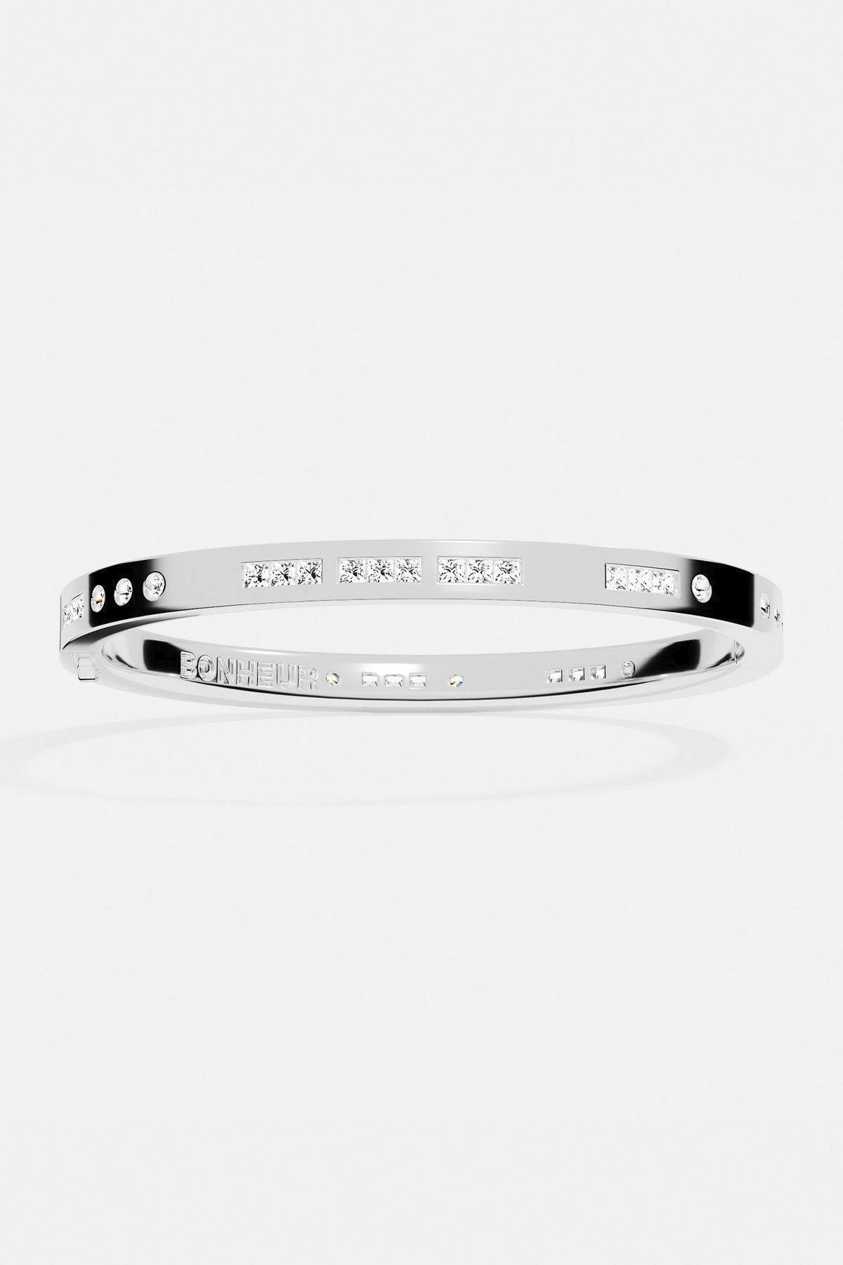 Jonc Code Morse Bonheur (Silver)