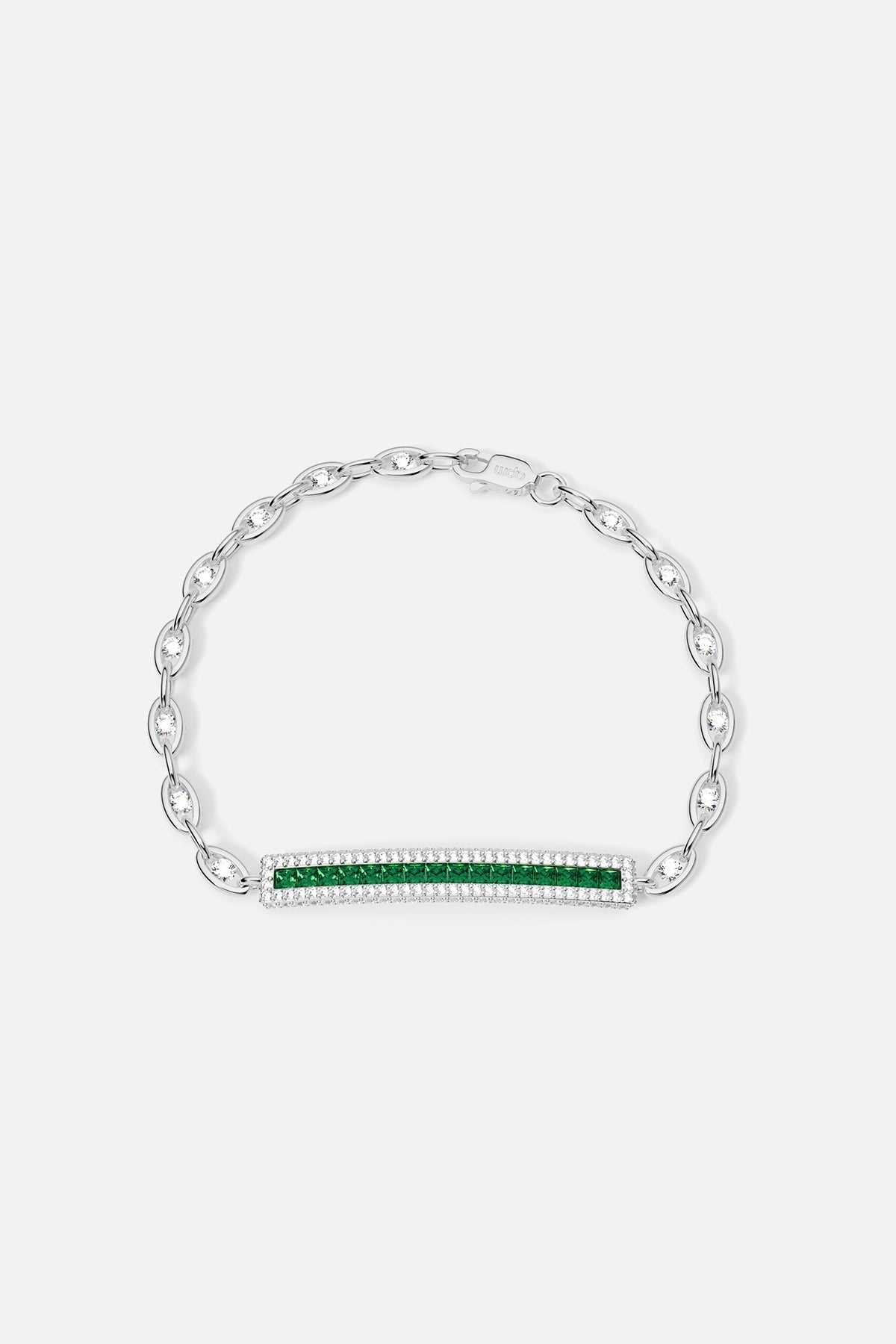 Bracelet Chaîne Pavé (Green)