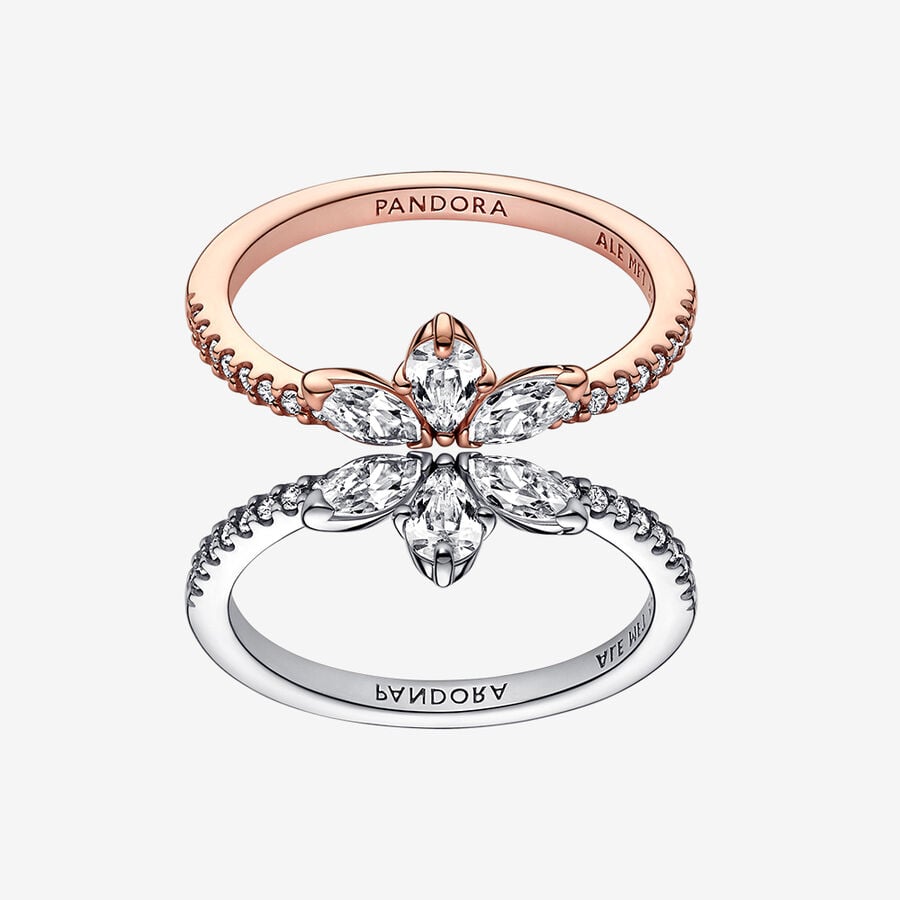 Ensemble de Bagues Herbier Scintillant