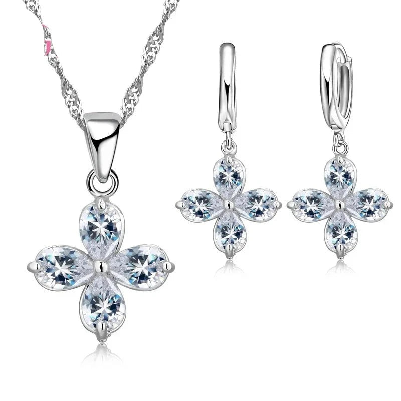 Éclat Éternel : Pendentif Cristal Argent