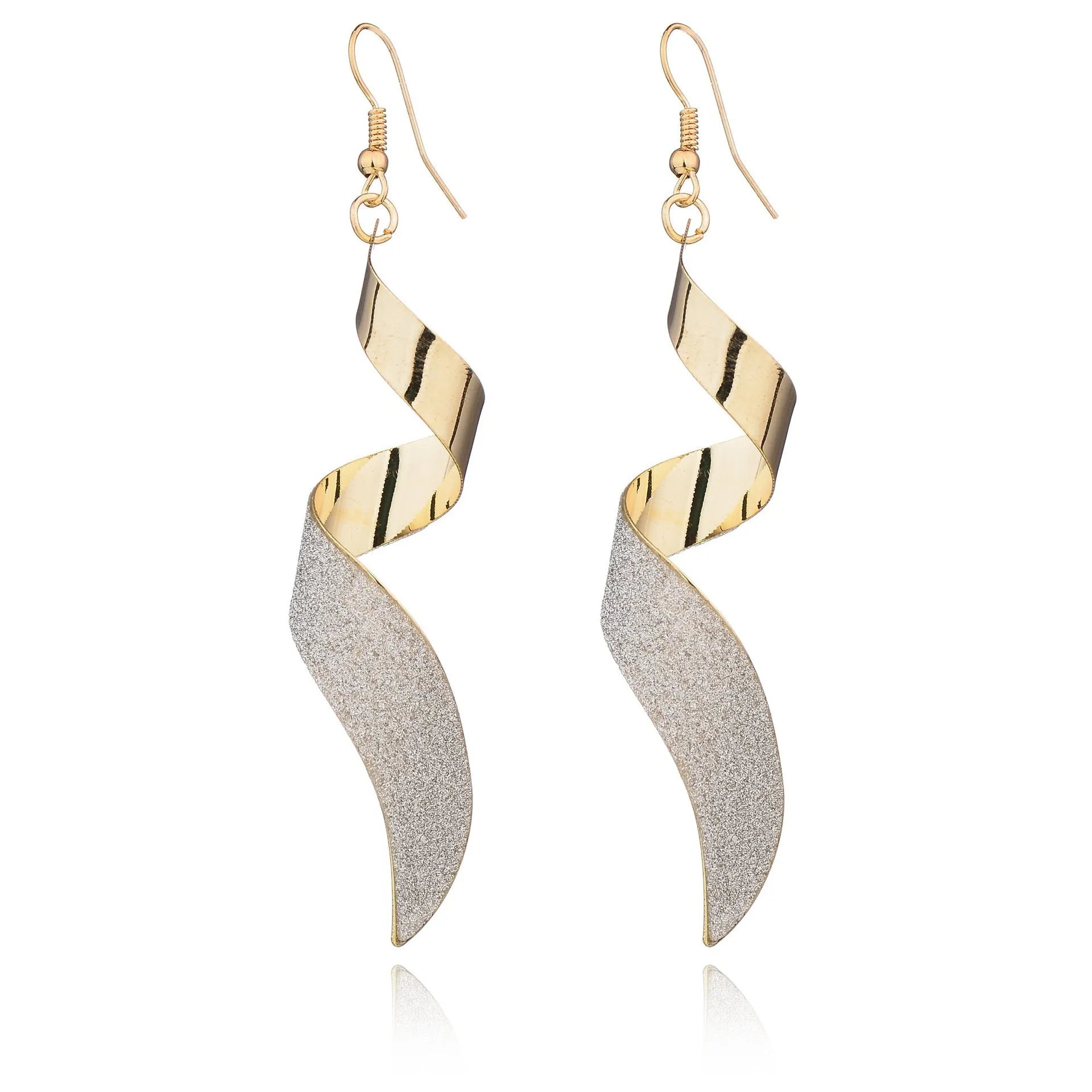 Boucles d'oreilles pendantes en acier inoxydable