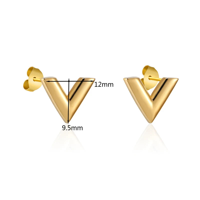 Boucles d'oreilles V