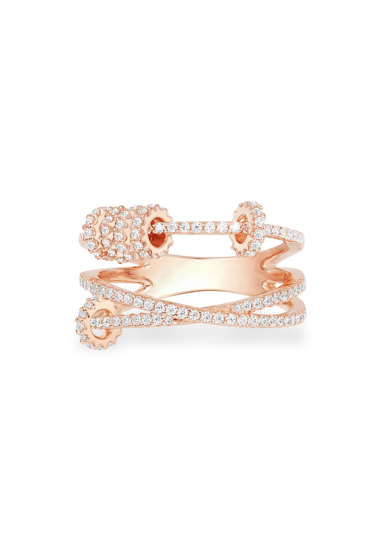 Bague triple avec anneaux – EternalBond