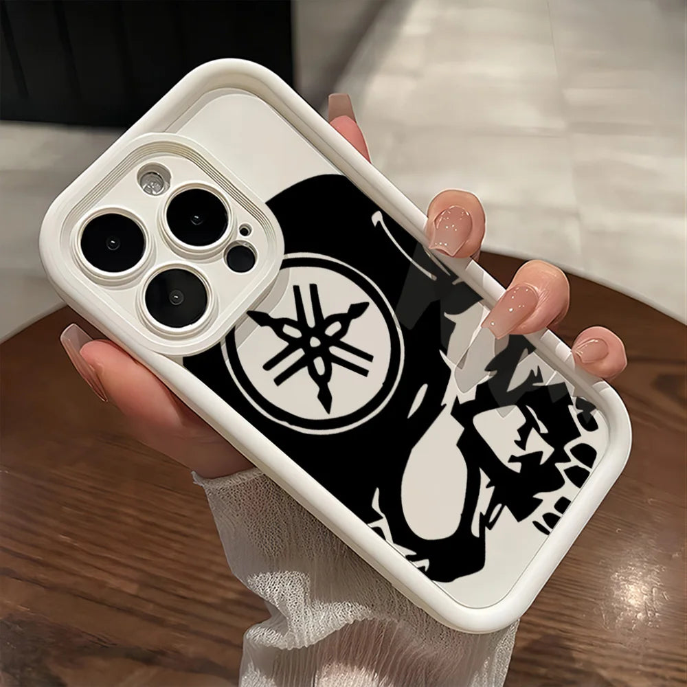 Coque Moto iPhone 11 à 17 – TPU Souple Antichoc, Pro Max, Plus, Mini