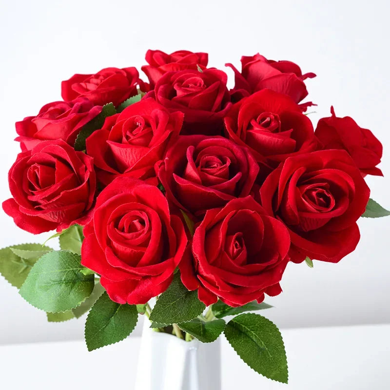 Ensemble 3/5 Roses Soie 10x51cm