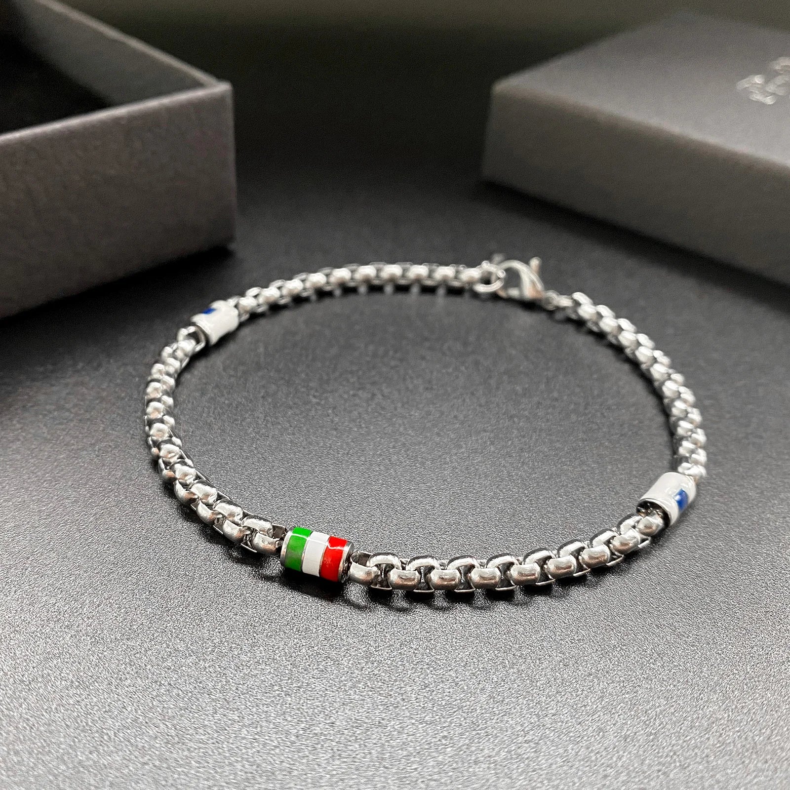 Bracelet drapeau italie