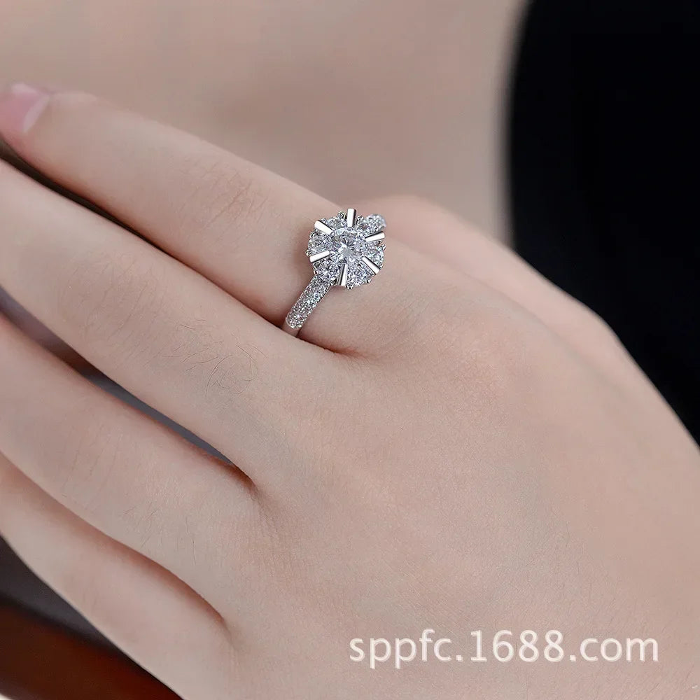 Bague Femme Ornée de Cristaux