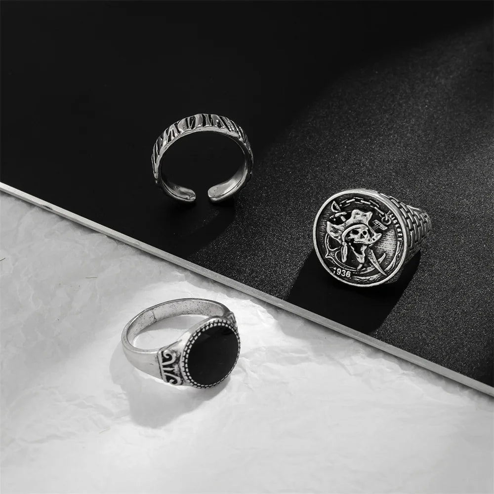 Bague Crâne de Pirate Vintage EternalBond