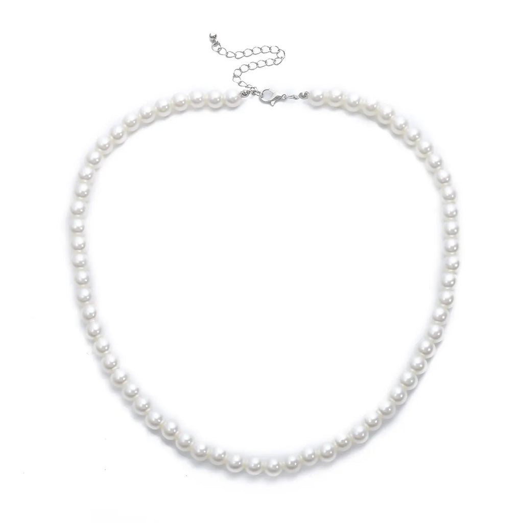 Collier Ras-du-Cou Court en Perles