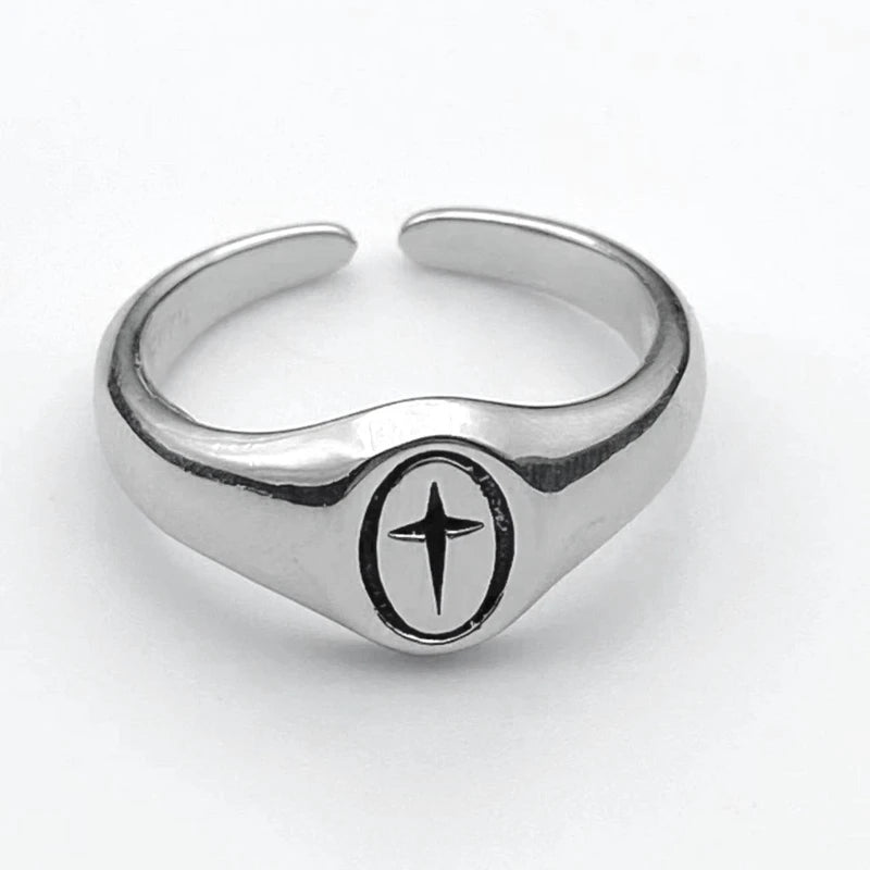 Bague Croisée Ouverte EternalBond - Design Tendance pour Couples