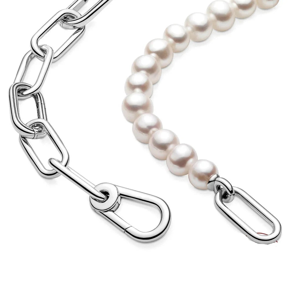 Ensemble Bracelet et Collier en Perles de Culture