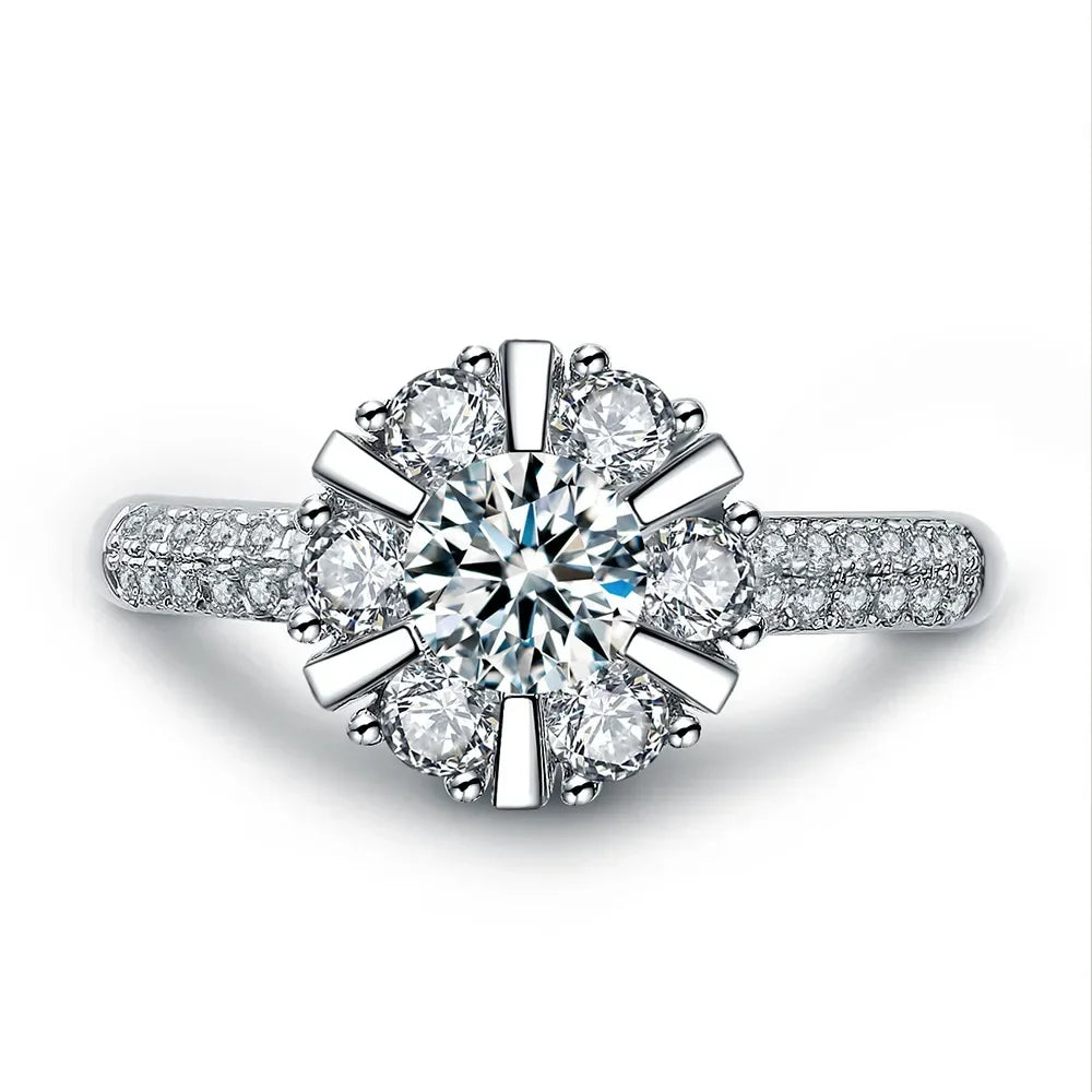 Bague Femme Ornée de Cristaux