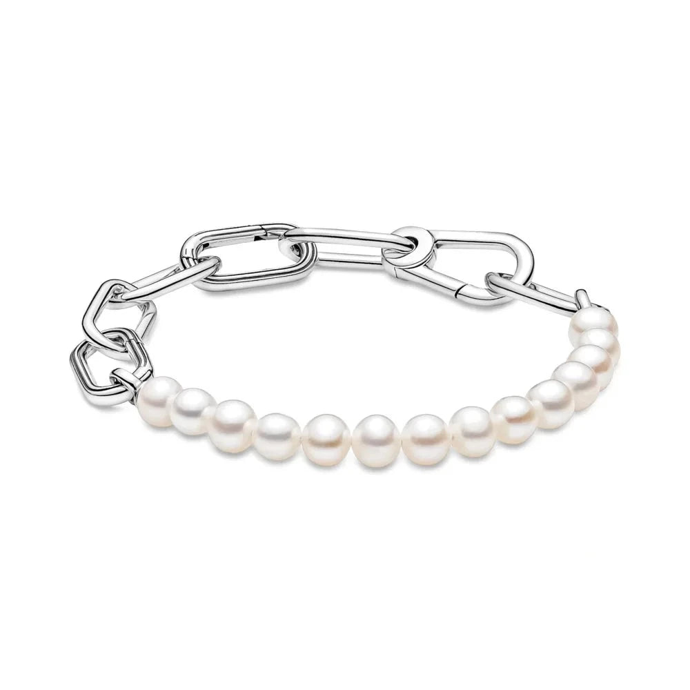 Ensemble Bracelet et Collier en Perles de Culture