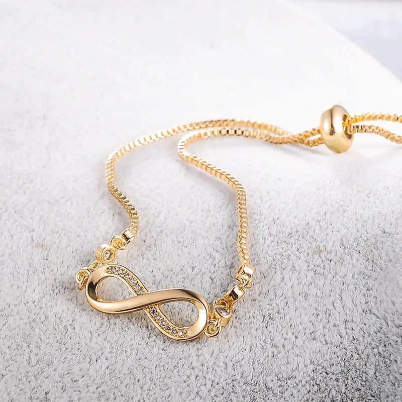 Infinity bracelet adjustable