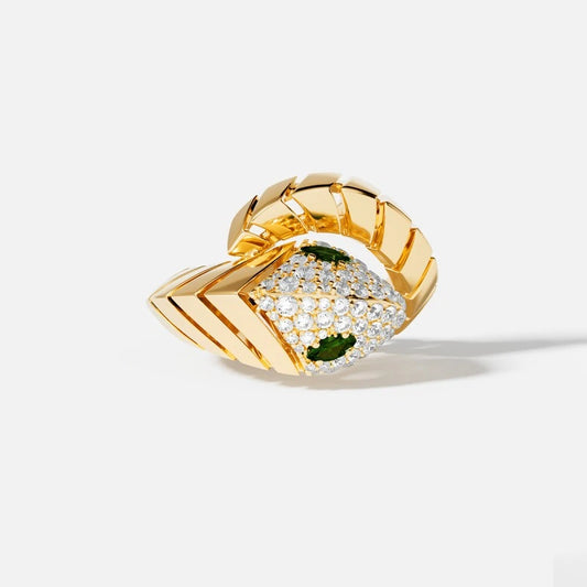 Mystique Étreinte bague Serpentus