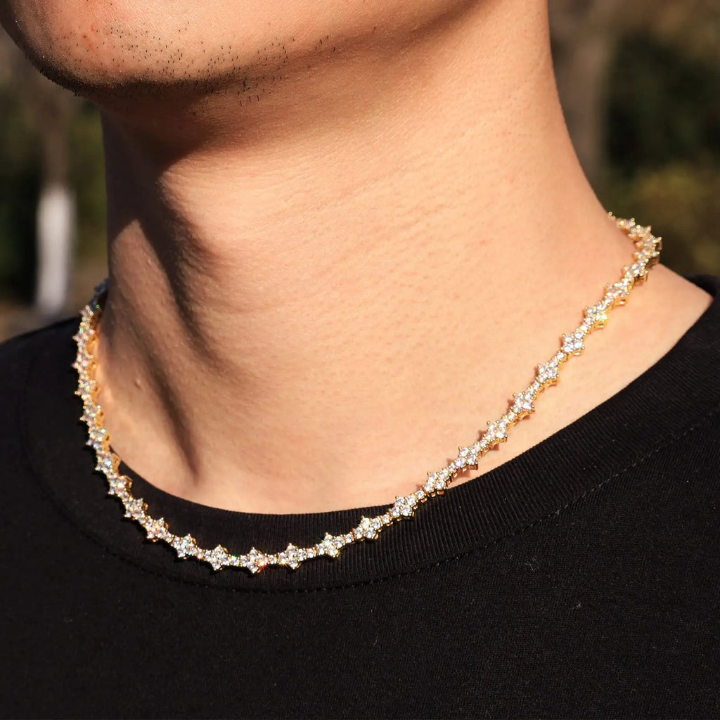 Collier Tennis Iced Out Zircone Cubique