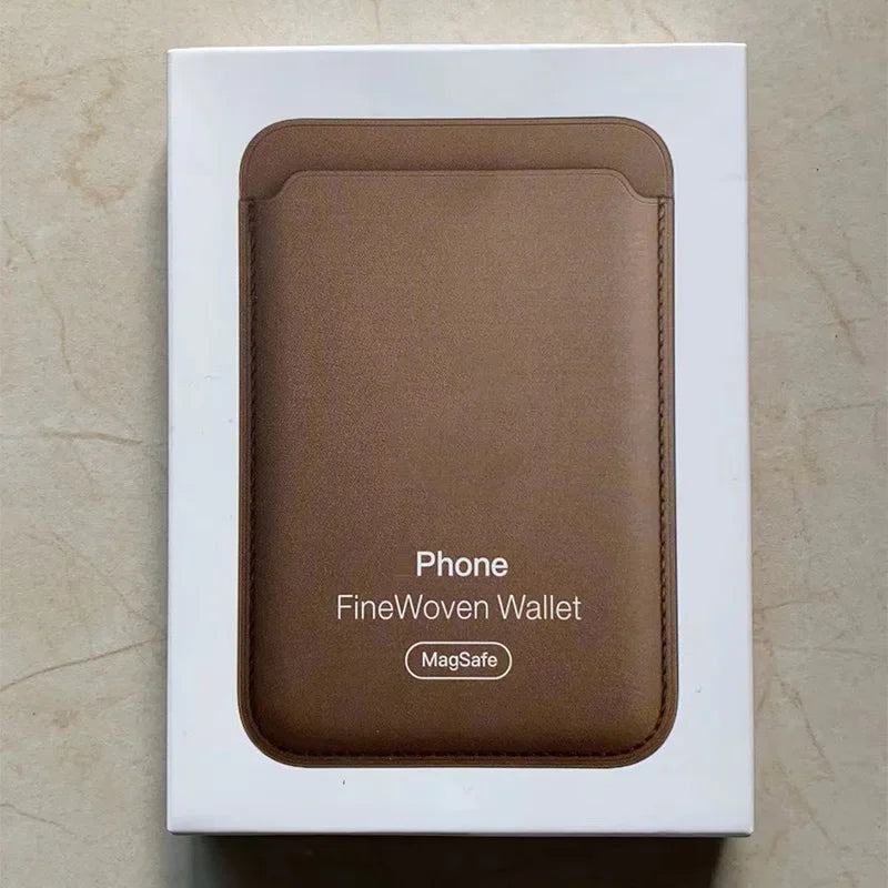 Étui Porte-Carte Finewoven Magnétique Magsafe pour iPhone - Avec Logo Officiel Apple