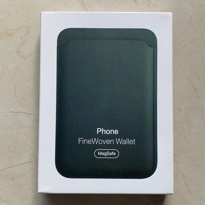 Étui Porte-Carte Finewoven Magnétique Magsafe pour iPhone - Avec Logo Officiel Apple
