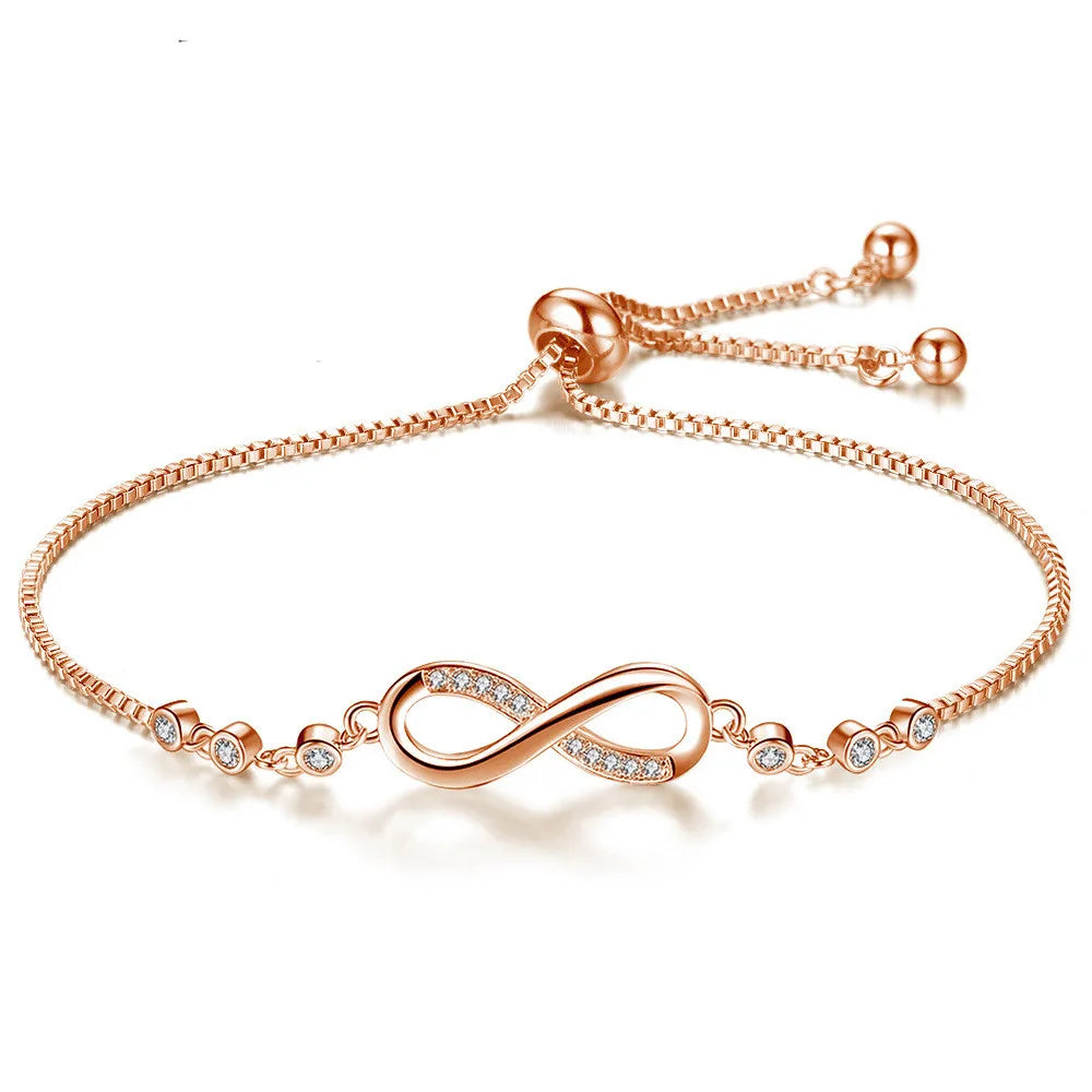 Infinity bracelet adjustable