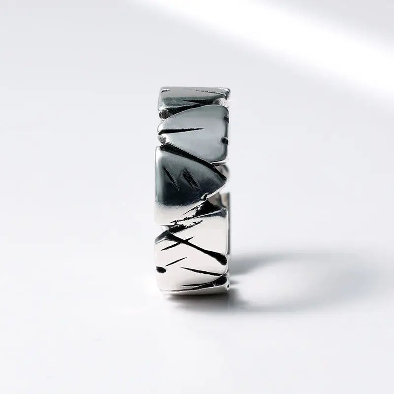 Bague Ajustable Gothique Punk EternalBond - Style Vintage Y2K pour Couples