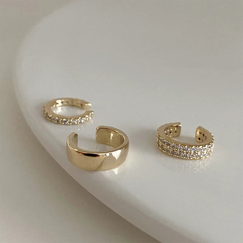 Boucles d'Oreilles Clips Délicates