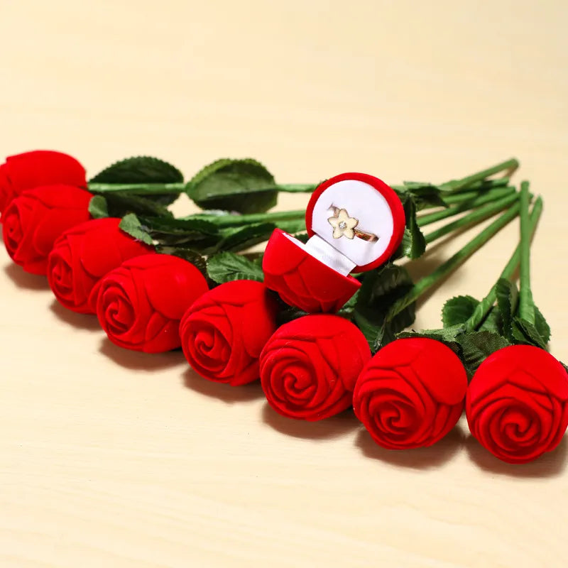 Boîte à Bague Rose