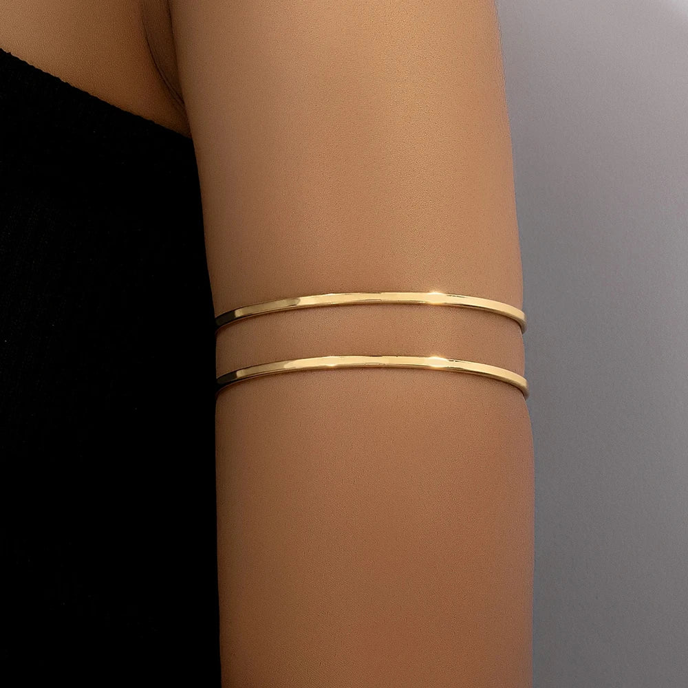 Bracelet Manchette Serpent Haut de Bras – Style Vintage Ajustable Femme