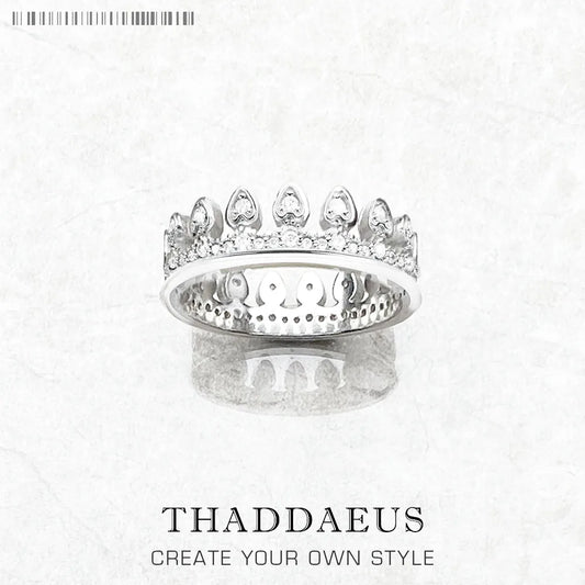 Bague Couronne Royale - Argent Sterling 925