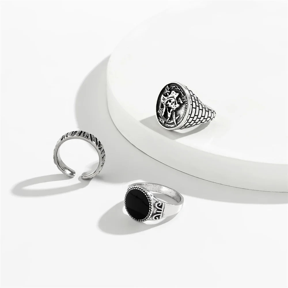 Bague Crâne de Pirate Vintage EternalBond