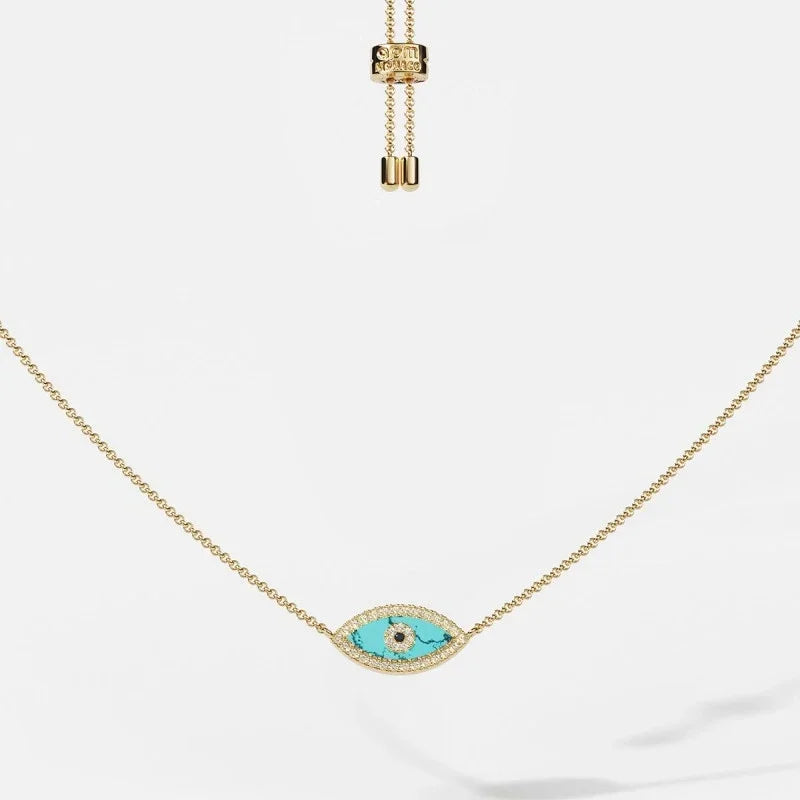 LI KI High Quality 2024 New Turquoise Series Necklace Earrings Ring Bracelet For Women Luxury Designer Jewelry