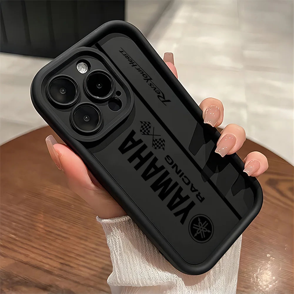 Coque Moto iPhone 11 à 17 – TPU Souple Antichoc, Pro Max, Plus, Mini