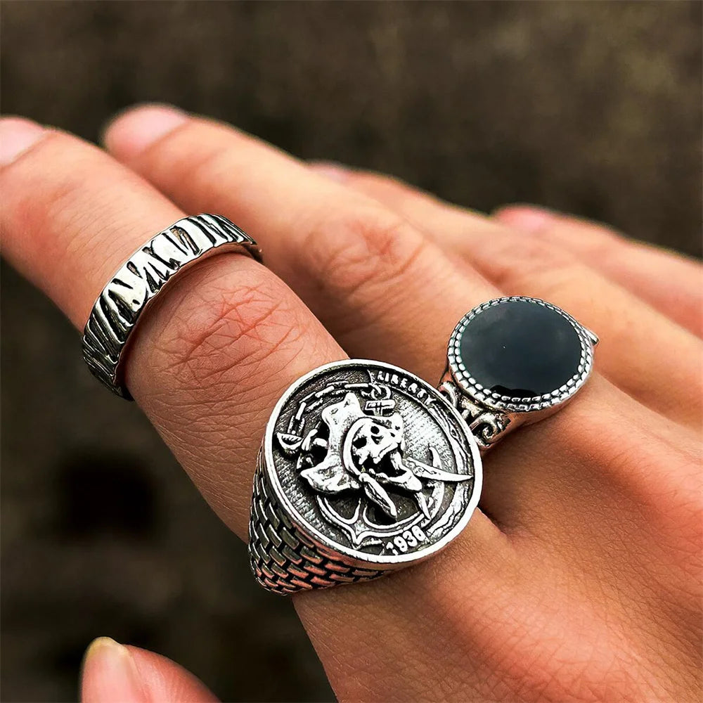 Bague Crâne de Pirate Vintage EternalBond